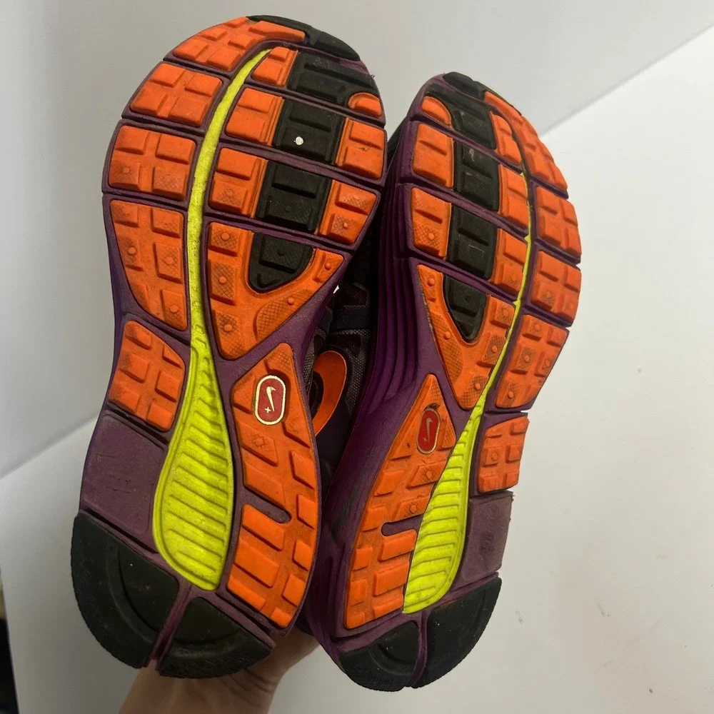 Nike Lunarglide 3 Purple Orange Running Shoes Womens Size 6 454315-605 Sneakers